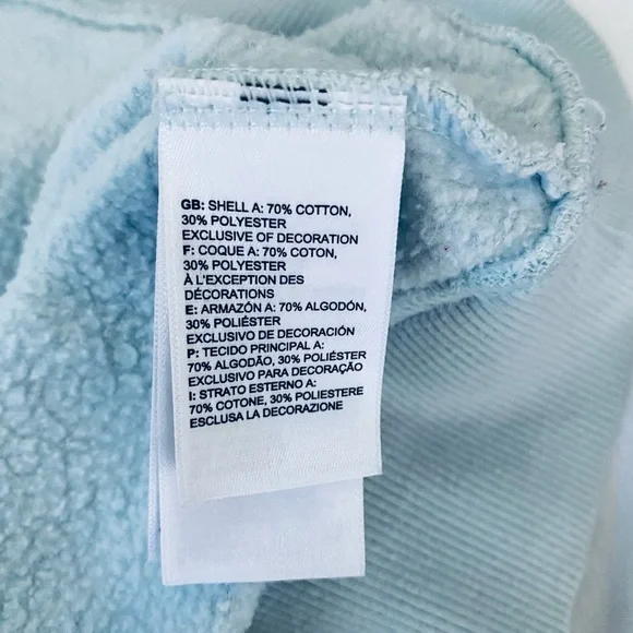 The North Face Light Blue Hoodie - Picture 8 of 9